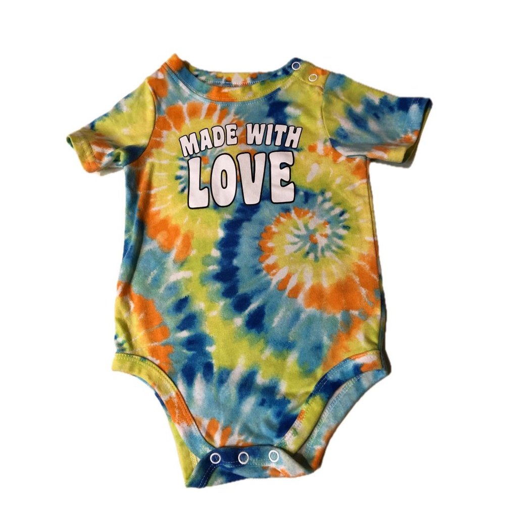 Garanimals Tye Dye Boys One Piece Bodysuit Size 18 M